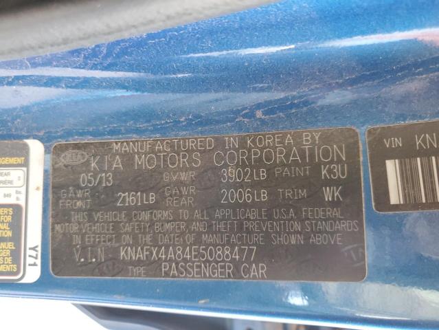 2014 KIA FORTE EX - KNAFX4A84E5088477