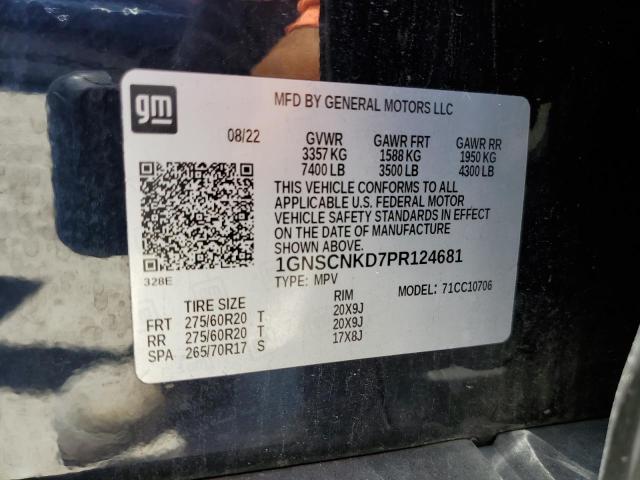2023 CHEVROLET TAHOE C150 1GNSCNKD7PR124681