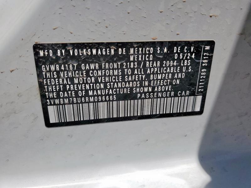 2024 VOLKSWAGEN JETTA SPORT 3VWBM7BU6RM096665