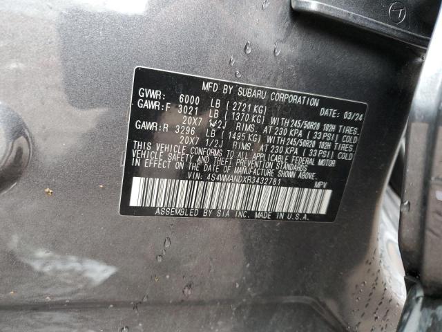 2024 SUBARU ASCENT LIM 4S4WMANDXR3432781