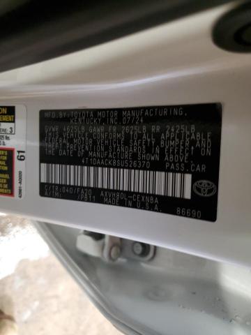 2025 TOYOTA CAMRY XSE 4T1DAACK8SU526370