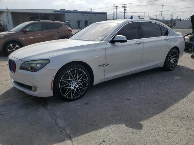 BMW 750 LI 2011 white  hybrid engine WBAKX8C59BC198053 photo #1