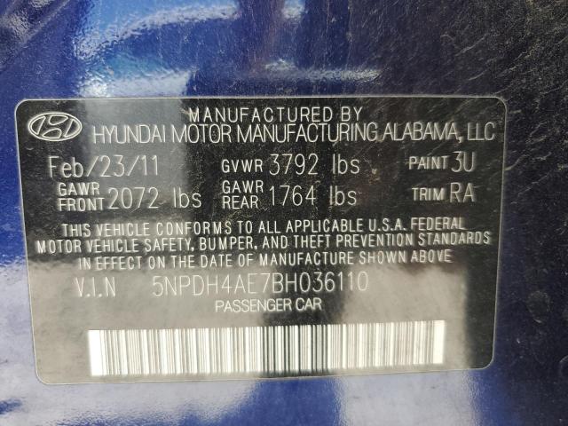 2011 HYUNDAI ELANTRA GL - 5NPDH4AE7BH036110