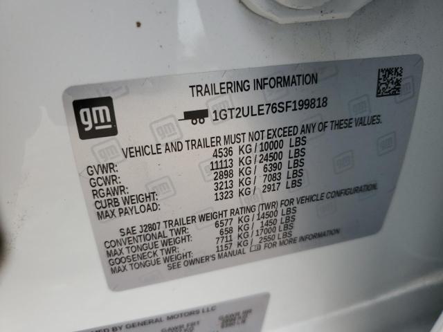 2025 GMC SIERRA K25 1GT2ULE76SF199818