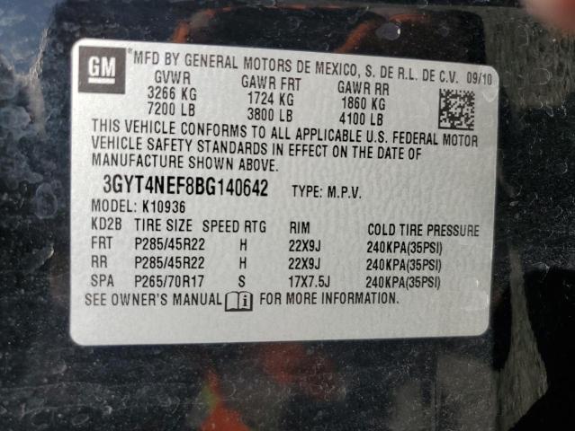 2011 CADILLAC ESCALADE E - 3GYT4NEF8BG140642