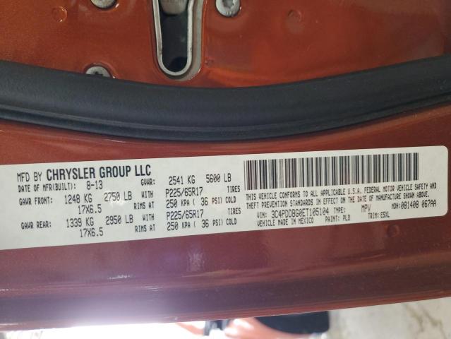 2014 DODGE JOURNEY SX - 3C4PDDBG0ET105104
