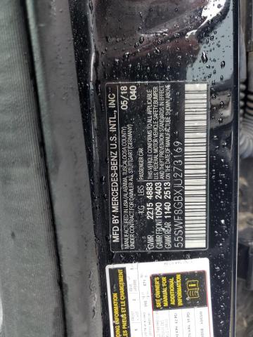 2018 MERCEDES-BENZ C 63 AMG 55SWF8GBXJU273169