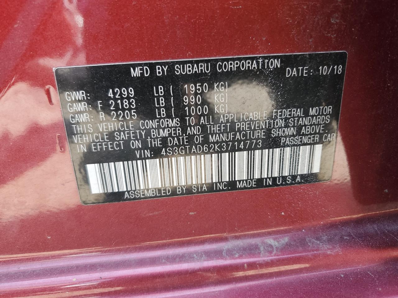 SUBARU IMPREZA PREMIUM