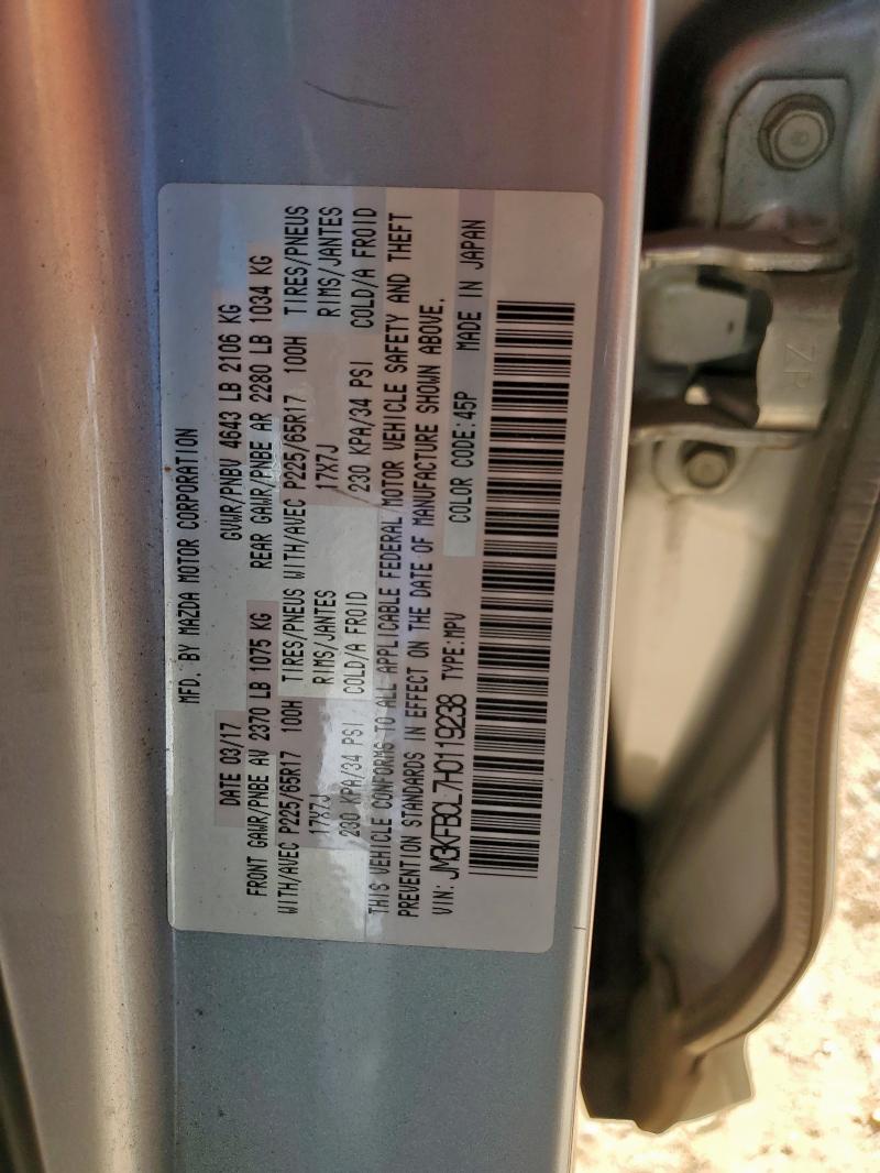 2017 MAZDA CX-5 TOURI JM3KFBCL7H0119238