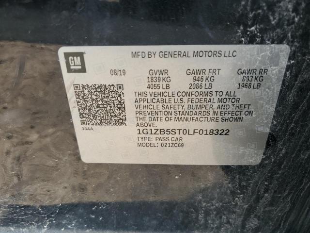 2020 CHEVROLET MALIBU LS - 1G1ZB5ST0LF018322