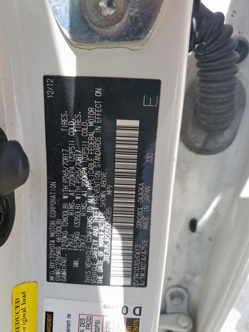 2013 TOYOTA 4RUNNER SR5 - JTEZU5JR2D5054085