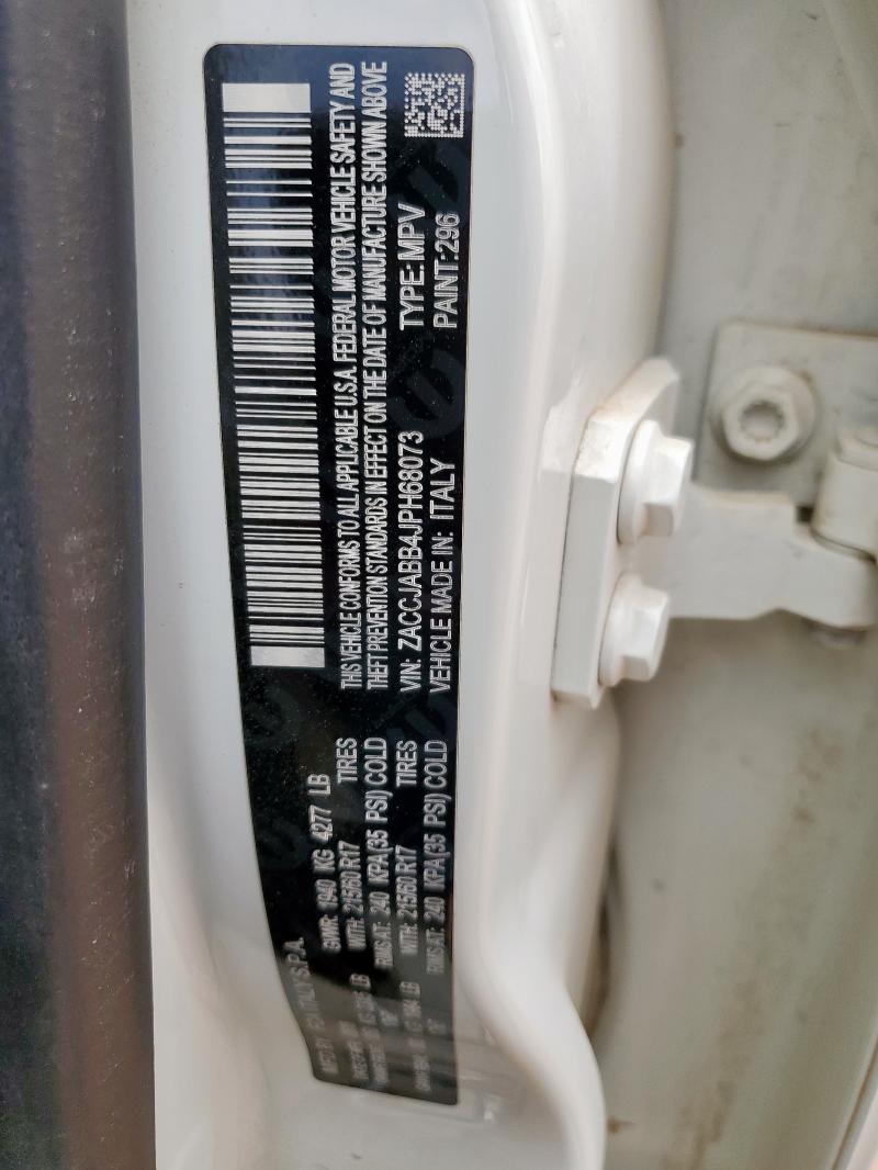 2018 JEEP RENEGADE LATITUDE ZACCJABB4JPH68073
