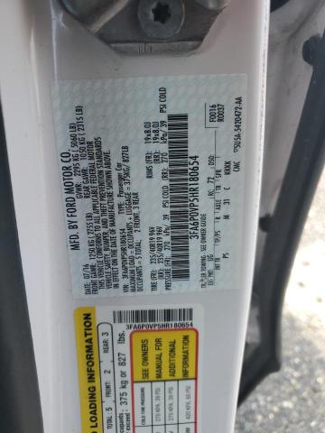 2017 FORD FUSION SPO 3FA6P0VP5HR180654