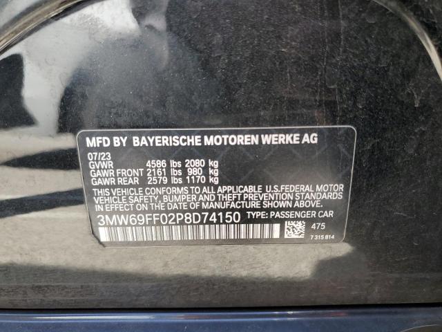 2023 BMW 330I 3MW69FF02P8D74150