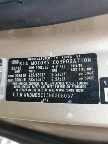 2017 KIA SEDONA LX KNDMB5C13H6308057