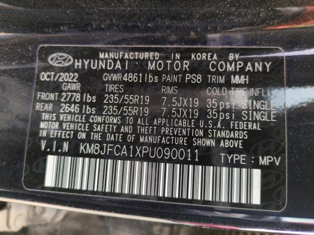 2023 HYUNDAI TUCSON SEL KM8JFCA1XPU090011