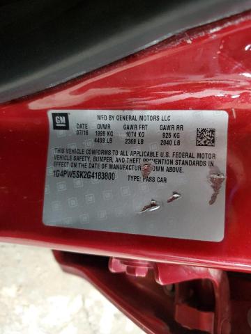 2019 BUICK VERANO SPO 1G4PW5SK2G4183800