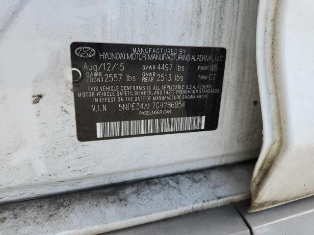 2016 HYUNDAI SONATA SPO 5NPE34AF7GH286854