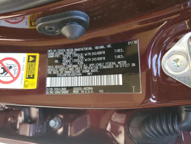 2018 TOYOTA HIGHLANDER - 5TDJZRFH9JS825464