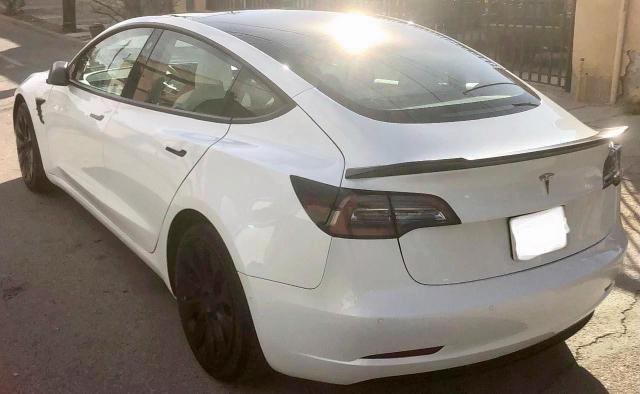 TESLA MODEL 3 2021 white  electric 5YJ3E1EA2MF854372 photo #4