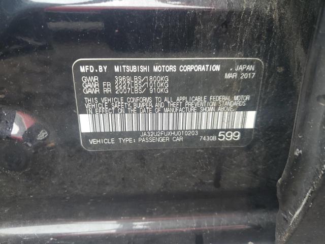 2017 MITSUBISHI LANCER ES JA32U2FUXHU010203