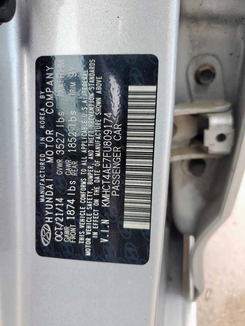 2015 HYUNDAI ACCENT GLS KMHCT4AE7FU809174