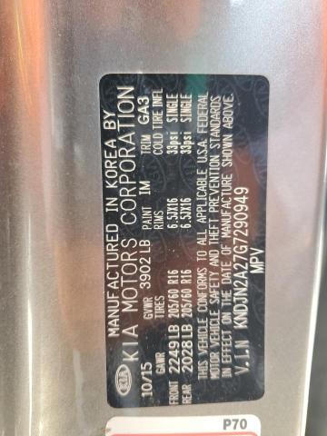 2016 KIA SOUL - KNDJN2A27G7290949
