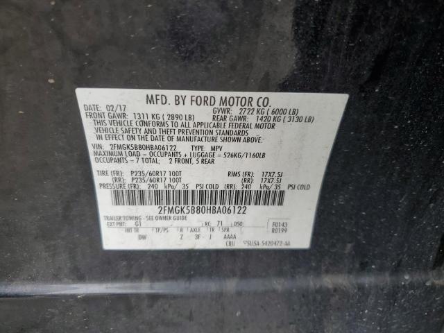 2017 FORD FLEX SE 2FMGK5B80HBA06122