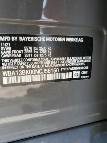 2022 BMW M550XI WBA13BK00NCJ56160