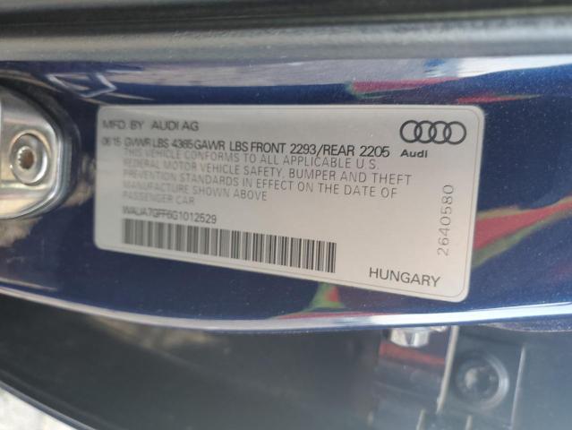 2016 AUDI A3 PREMIUM WAUA7GFF6G1012529