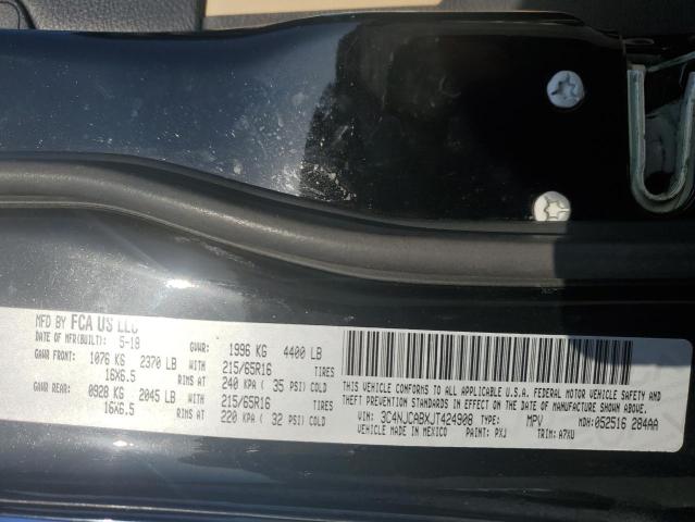 2018 JEEP COMPASS SP 3C4NJCABXJT424908
