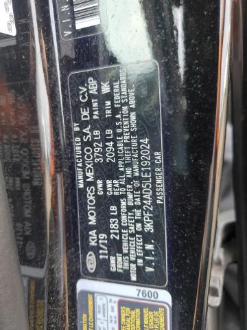 2020 KIA FORTE FE 3KPF24AD5LE192024