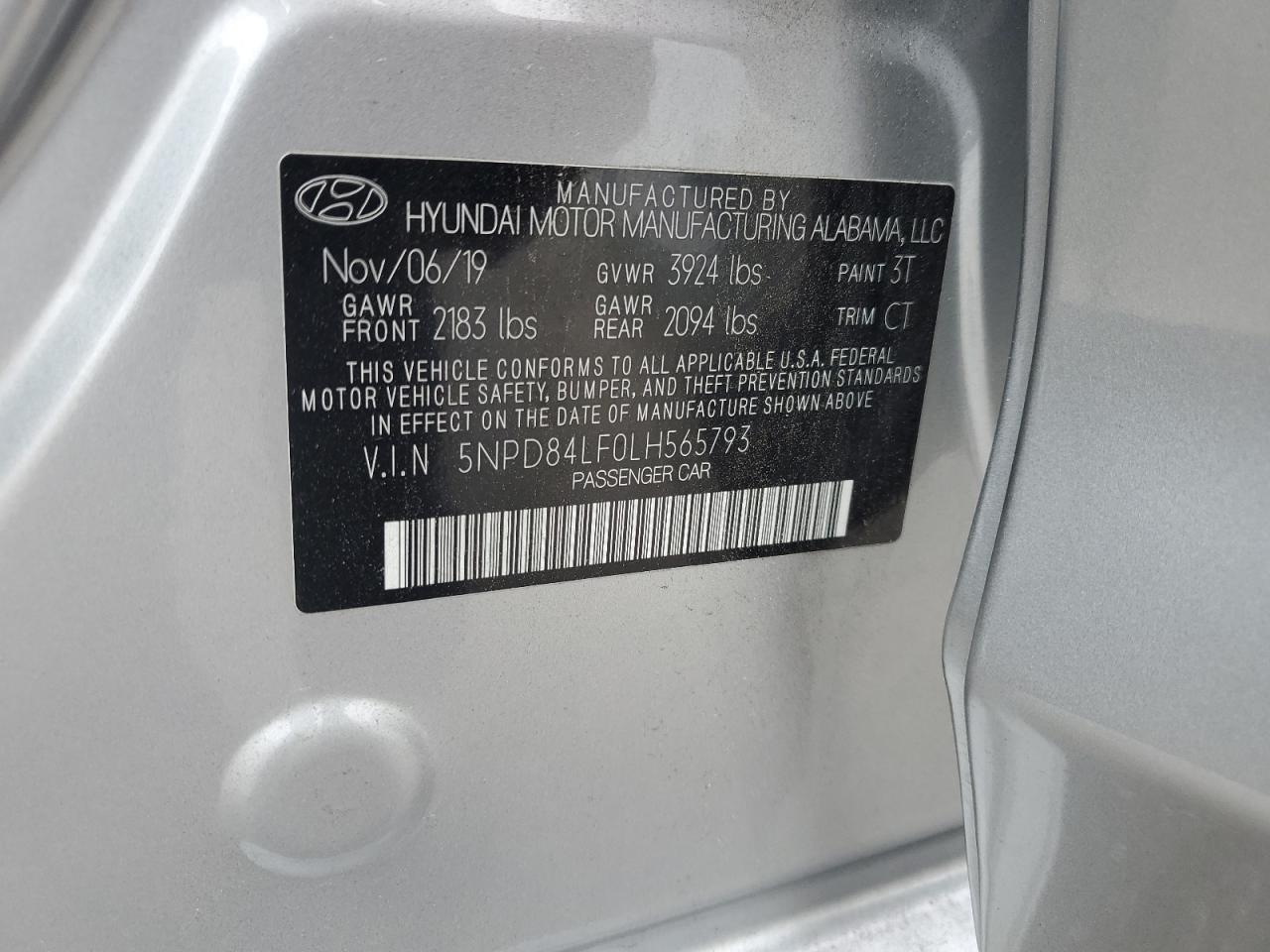 Hyundai Elantra se 2020