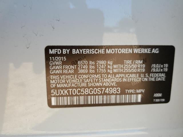 2016 BMW X5 XDR40E - 5UXKT0C58G0S74983