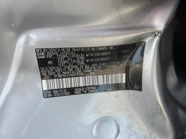 2017 TOYOTA RAV4 XLE - 2T3WFREV5HW370126