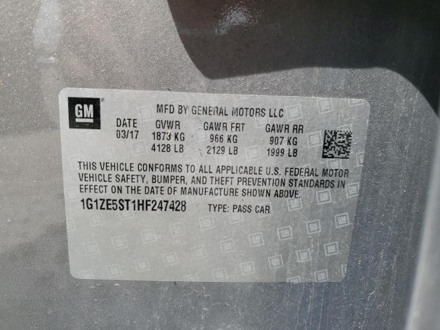 2017 CHEVROLET MALIBU LT - 1G1ZE5ST1HF247428