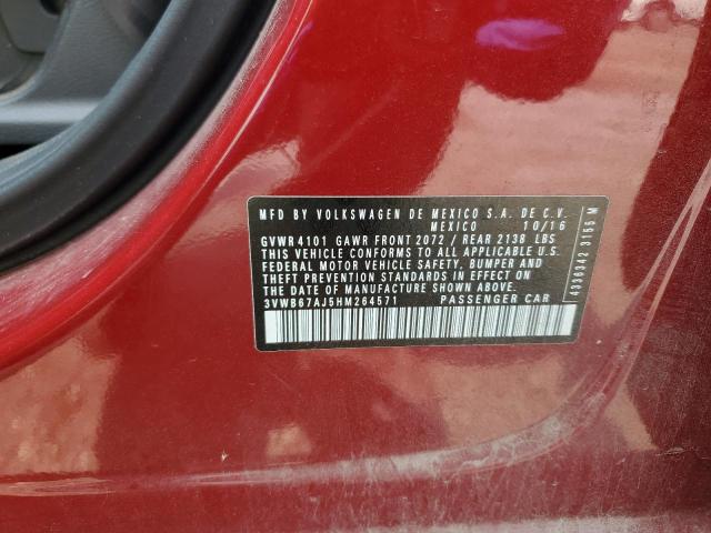 2017 VOLKSWAGEN JETTA SE - 3VWB67AJ5HM264571