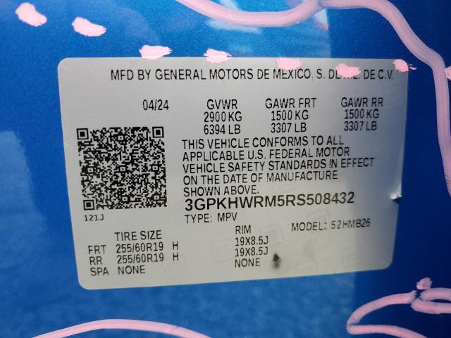 2024 HONDA PROLOGUE T 3GPKHWRM5RS508432