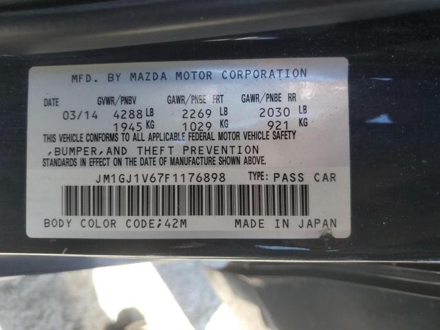2015 MAZDA 6 TOURING - JM1GJ1V67F1176898