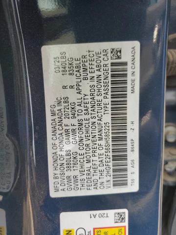 2025 HONDA CIVIC SPOR - 2HGFE2F56SH585225