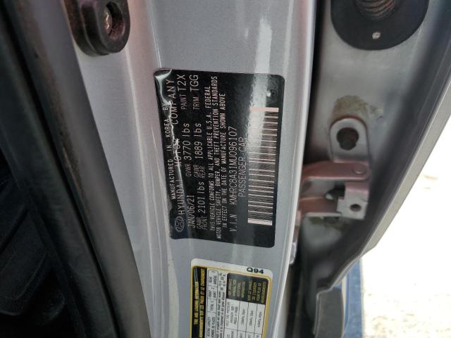2021 HYUNDAI VENUE SEL KMHRC8A31MU096107