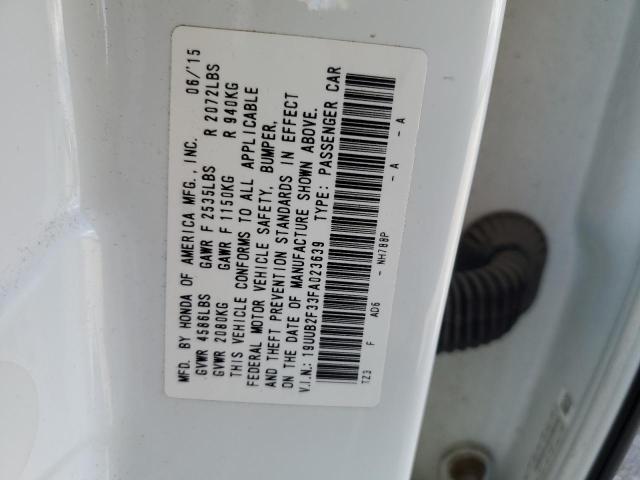 2015 ACURA TLX 19UUB2F33FA023639