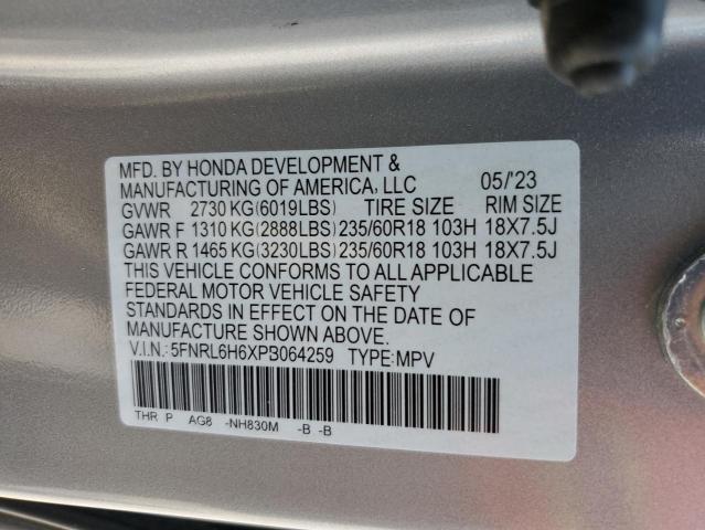 2023 HONDA ODYSSEY EX - 5FNRL6H6XPB064259