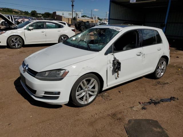 VOLKSWAGEN GOLF 2015 white  gas 3VW217AU5FM007917 photo #1