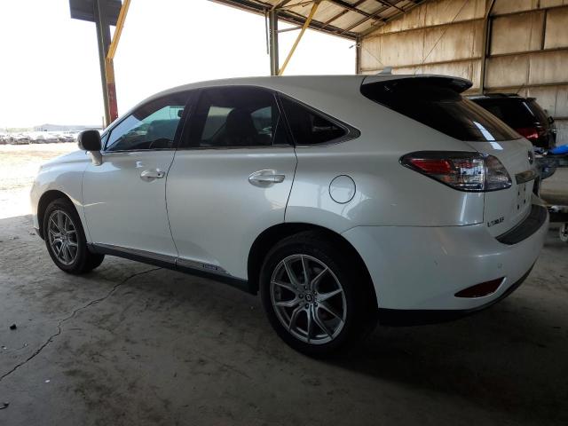 LEXUS RX 450H 2010 white  hybrid engine JTJZB1BA2A2001313 photo #3