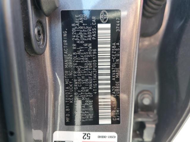 2023 TOYOTA CAMRY SE N 4T1G11AK3PU091796