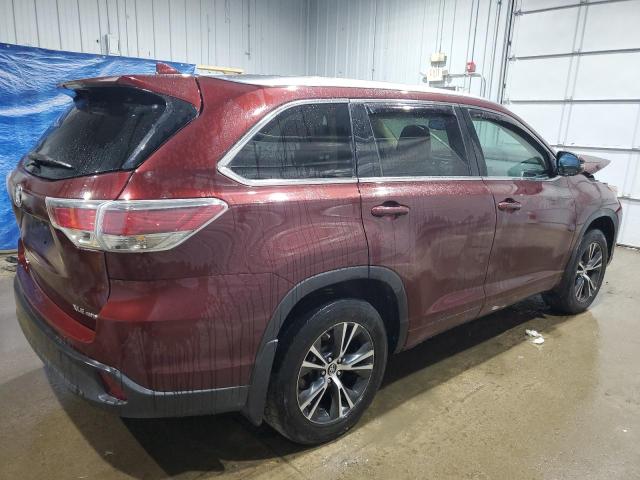 Vin: 5tdjkrfh2gs345831, lot: 60533415, toyota highlander xle 20163