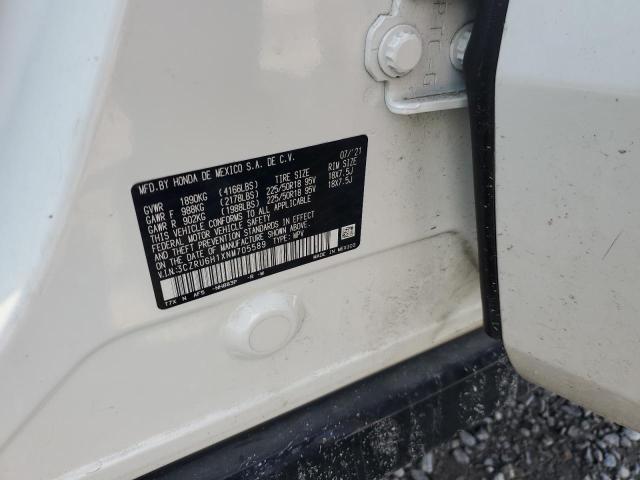 2022 HONDA HR-V SPORT 3CZRU6H1XNM705589