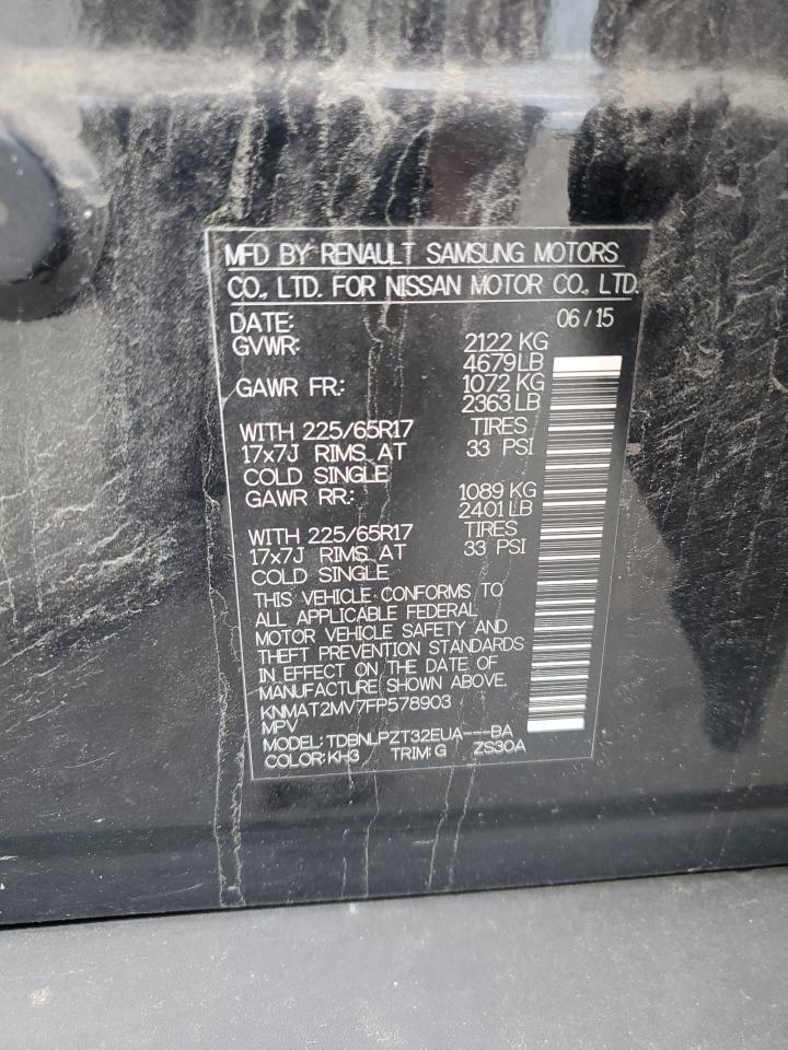 Nissan Rogue s 2015