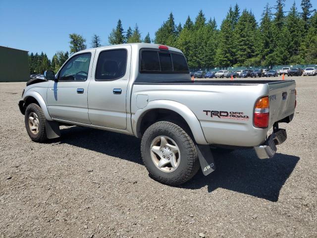 TOYOTA TACOMA DOU 2003 silver  gas 5TEHN72N43Z272996 photo #3